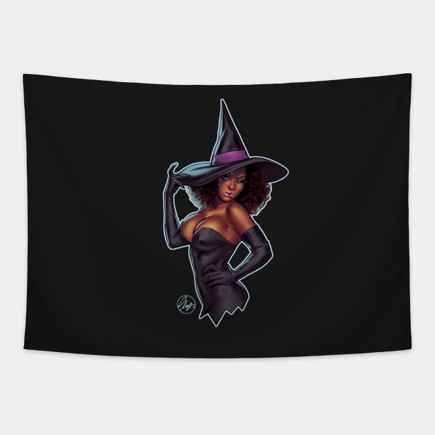 A sexy witch Tapestry by Eliaschatzoudis