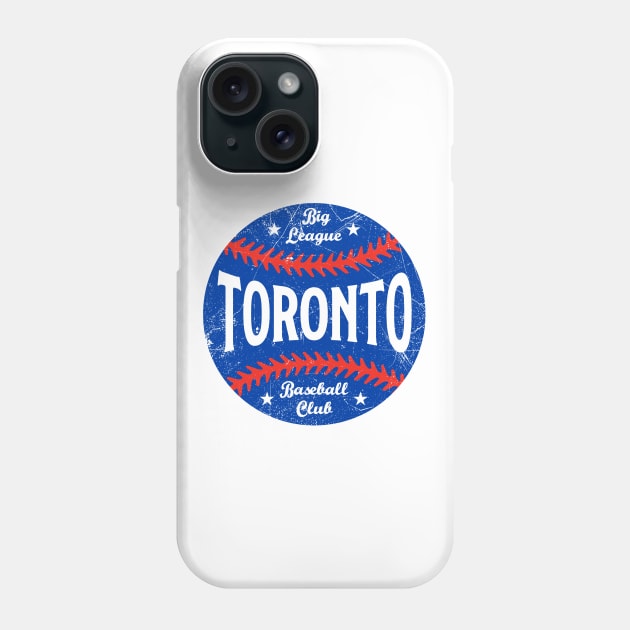 Toronto Retro Big League Baseball - White Phone Case by KFig21