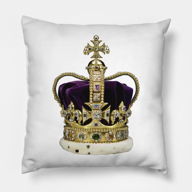 St Edward's Crown Pillow by byb