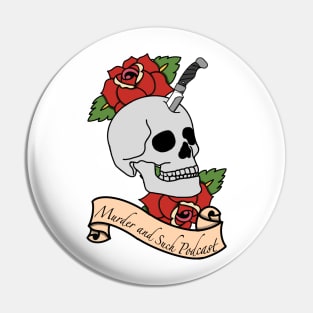 Memento Mori (LIGHT SHIRT - BACK ONLY) Pin