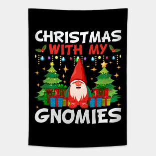 Christmas With My Gnomies Tapestry