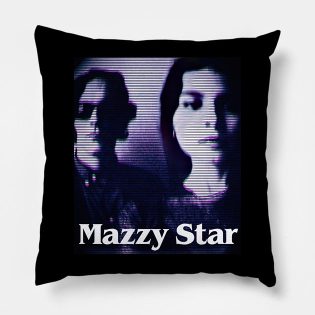 Mazzy Star Live Performances Pillow by ArtByJenX