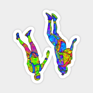 Psychedelic Skydivers Magnet