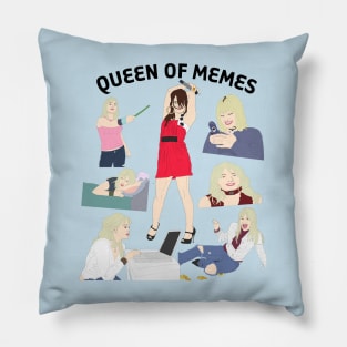 Queen of Memes Pillow