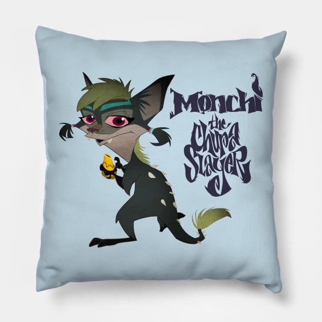 The Chupa Slayer Pillow by Dedos The Nomad