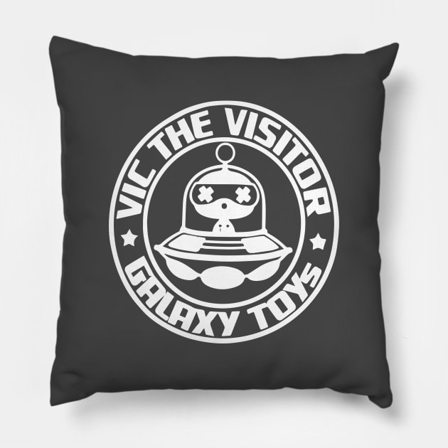 Vic the Visitor Galaxy Toys Pillow by Vicener