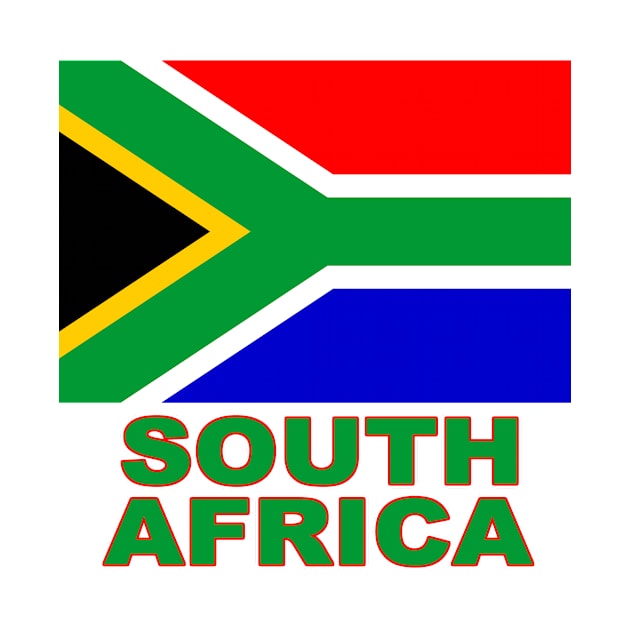 The Pride of South Africa - South African National Flag Design by Naves