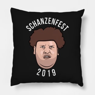 Schanzenfest 2019 Drachenlord Rainer Winkler Illustration Ogre Mett Pillow