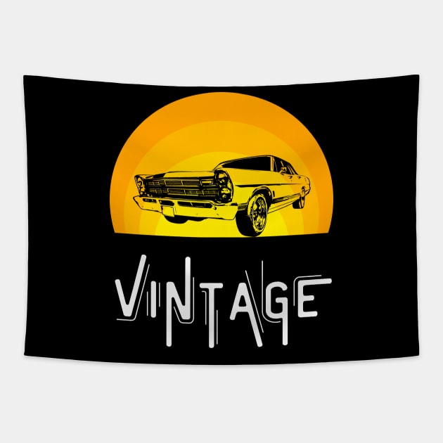 80s Car Tapestry by Xtian Dela ✅