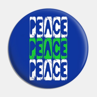 World Peace Anti War Save Lives Pin