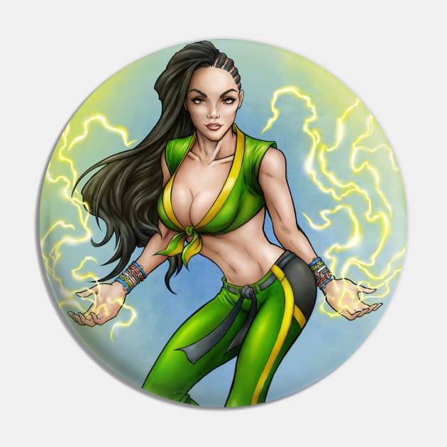 Electric Laura Pin by AdamCRivera