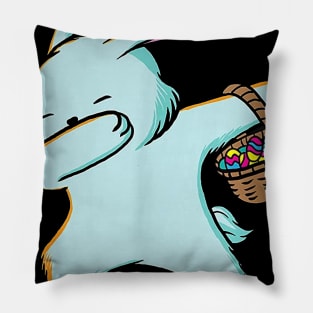 Dabbing Easter Bunny Dab For Boys and Girls Pillow