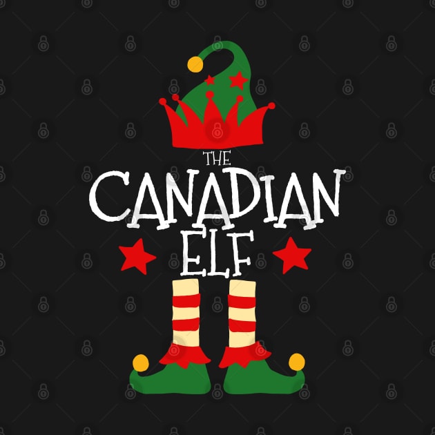 Canadian Elf Matching Family Group Christmas Party Pajamas by uglygiftideas