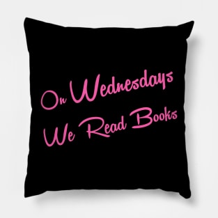 On Wednesdays We Read Books Pillow