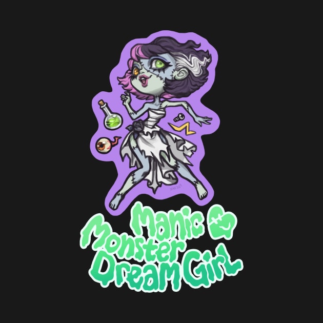 Manic Monster Dream Girl - Green Variant by Zae369