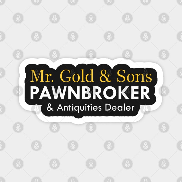 Mr Gold & Sons Magnet by eevylynn