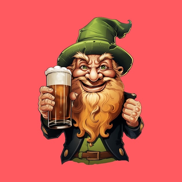 Cheers Leprechaun by JunkyDotCom