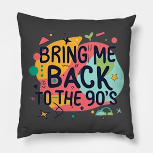 90s kid Pillow