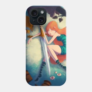 The sleepy warrior Phone Case