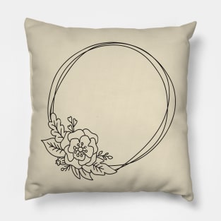 floral wreath Pillow