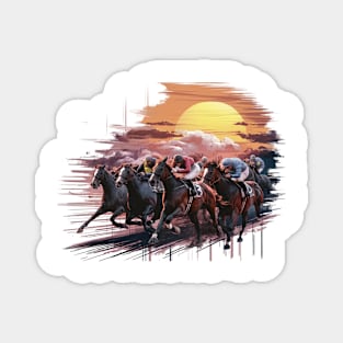 horse racing Magnet