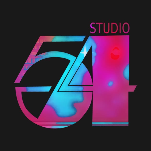 Studio 54 disco graphic by HAPPY TRIP PRESS