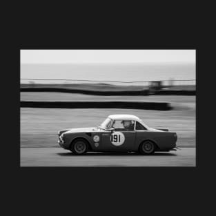 Historic Racing Classic Motorsport Alpha Romeo B&W T-Shirt