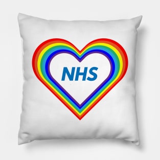 NHS Rainbow heart Pillow