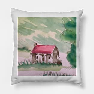 Arrowtown cottage Pillow