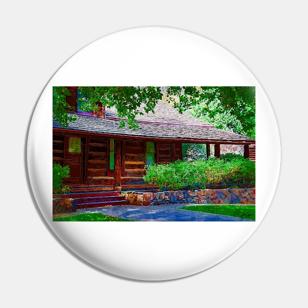 Log Cabin Front Porch Pin by KirtTisdale