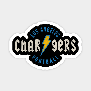 Los Angeles Chargers ACDC by Buck Tee Originals Magnet