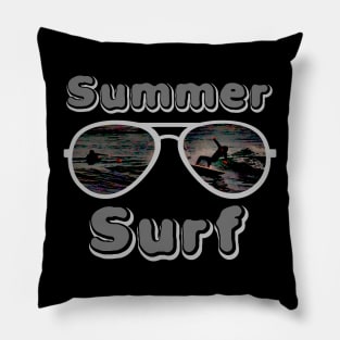 Summer Surf Sunglasses Pillow