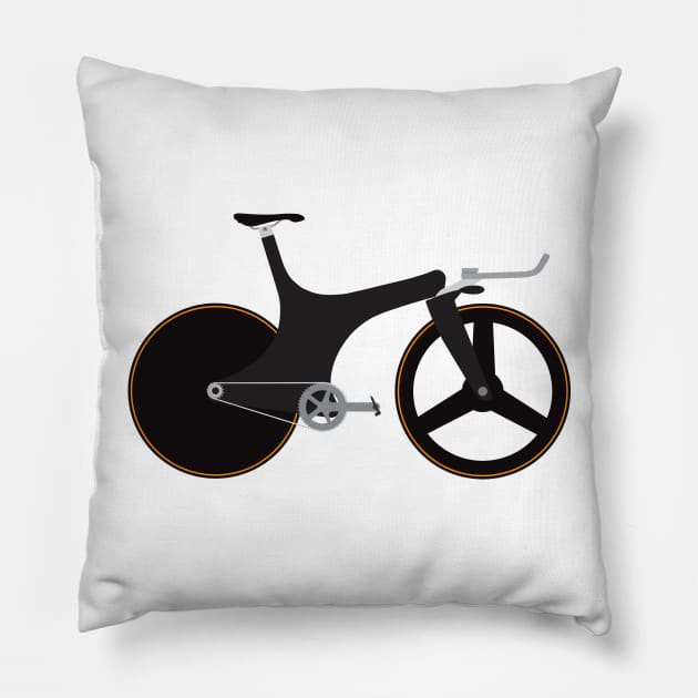 Track bicycle Pillow by rheyes