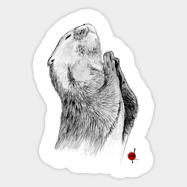 You Otter Pray - Otters - Sticker