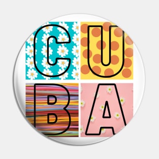 Cuban Colors Pin