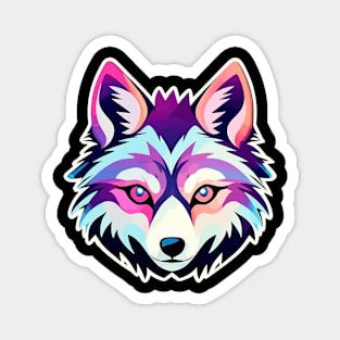 Wolf Illustration Magnet