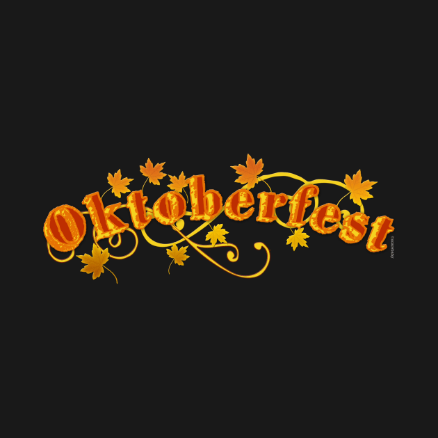 OKTOBERFEST with Autumn Leaves by Scarebaby