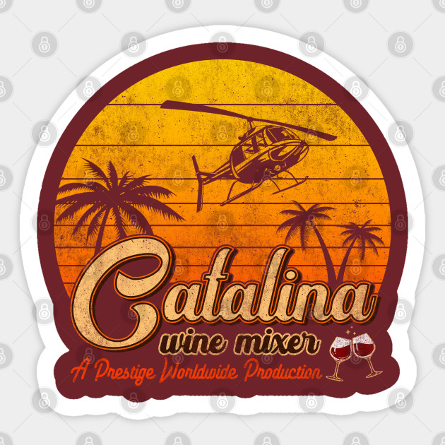 Vintage Catalina Wine mixer - Catalina Wine Mixer - Sticker