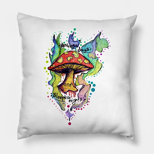 Shrroom Pillow by nazzcat