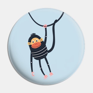 Funny Monkey Pin