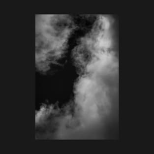 Clouds 13 In Black and White T-Shirt