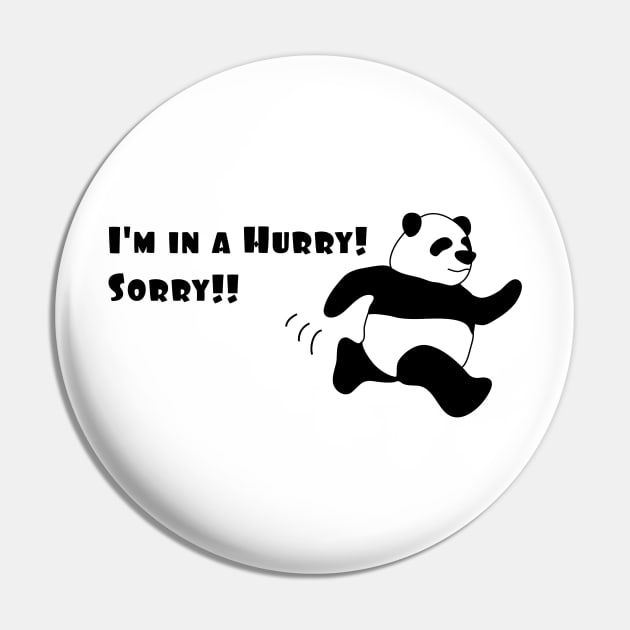 Panda's in a hurry! Pin by flyinghigh5