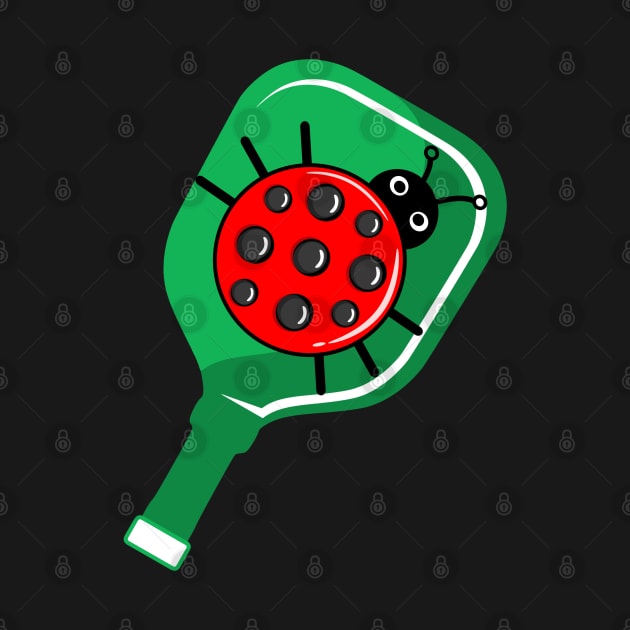 Sweet Pickleball ladybird by FK-UK