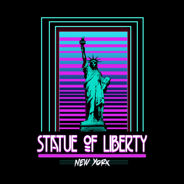 Statue of Liberty retro by absolemstudio