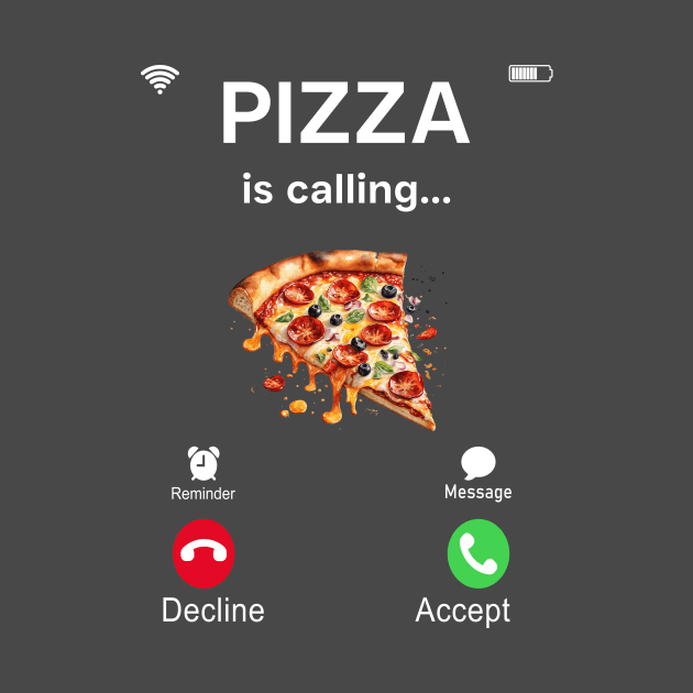 Pizza is calling by xposedbydesign