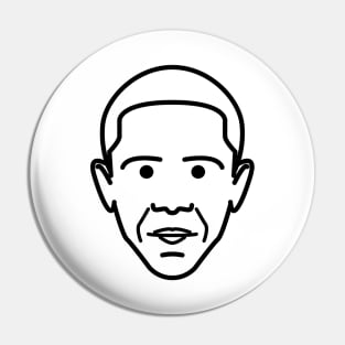 Obama Minimalist Pin