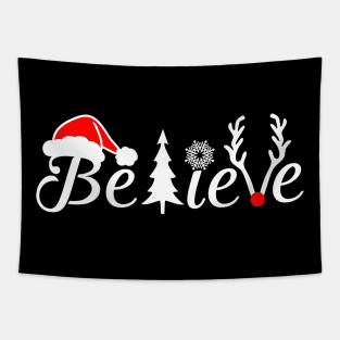 believe christmas Tapestry