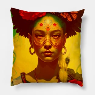 Vintage Princess Portrait Art Pillow