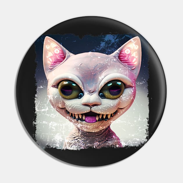 VINTAGE PINK NEOMORPH KITTY Pin by CliffordHayes