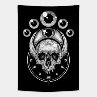 Skull Eyes Tapestry